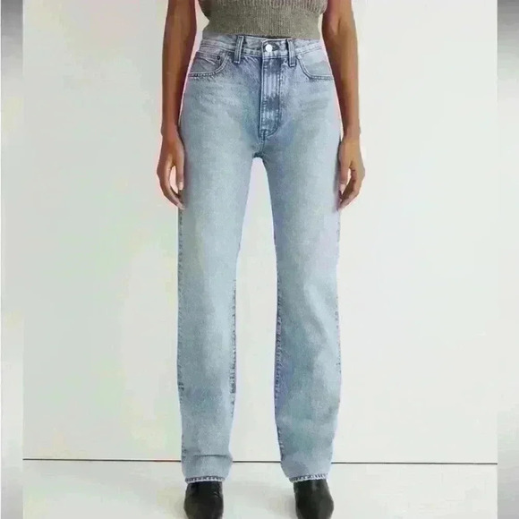 Madewell Jeans  90s Straight Jean Size 23 Mercer Wash NWOT - Picture 4 of 4